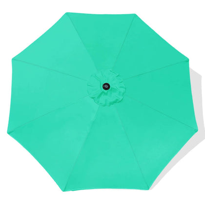 ontheway emerald green canopy for 11ft umbrella provides refreshed shade