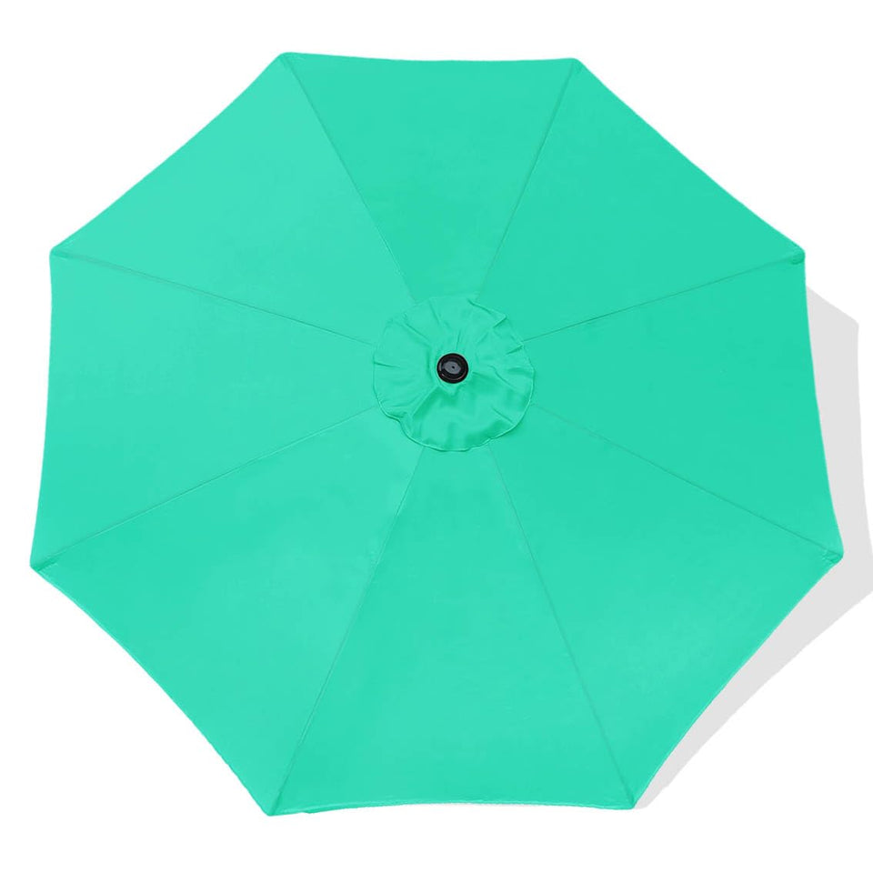 ontheway emerald green canopy for 11ft umbrella provides refreshed shade