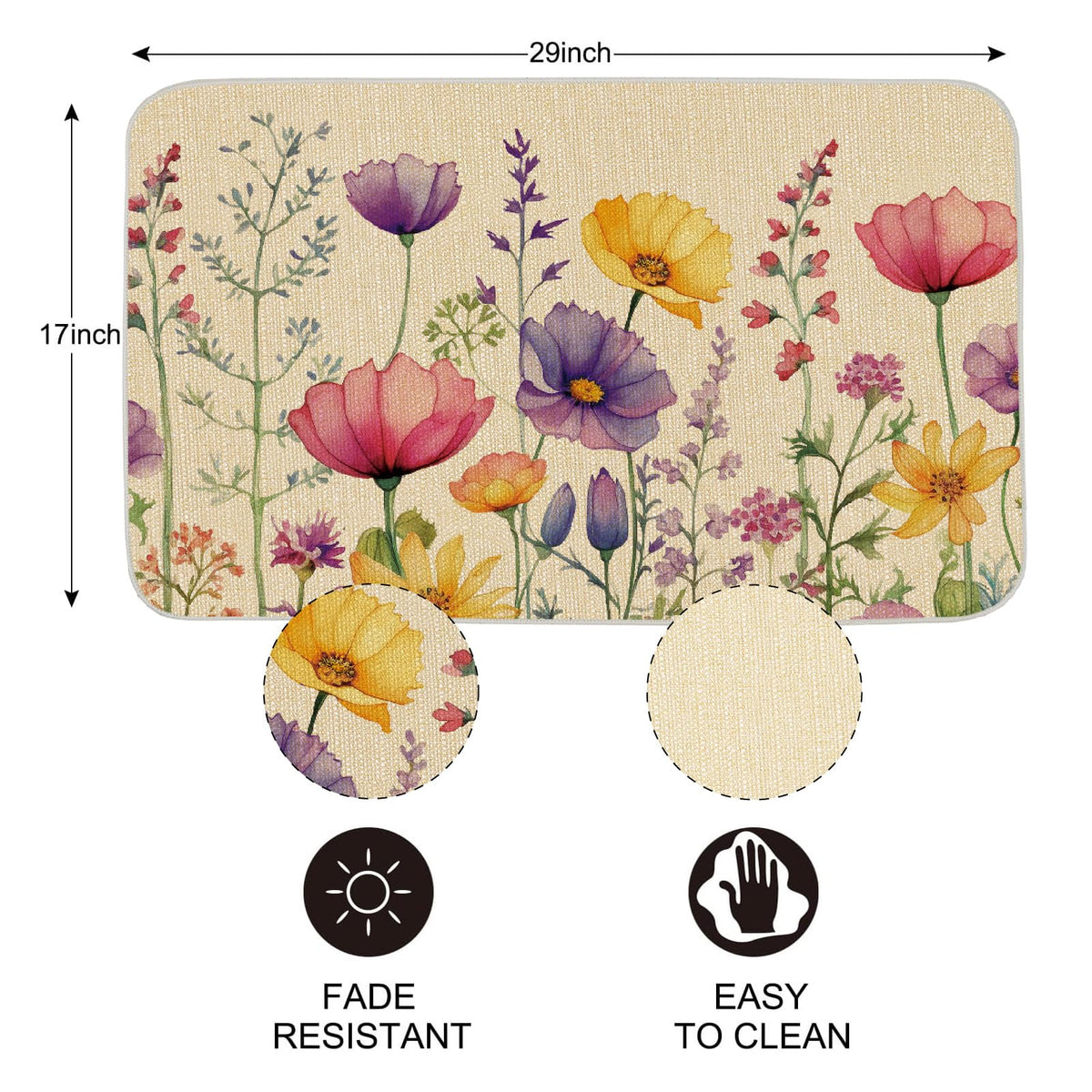 ONWAY versatile indoor/outdoor mat for porch, deck, or entryway