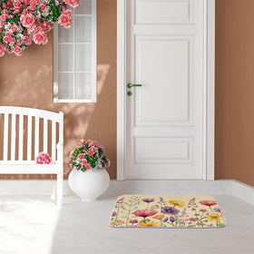 ONWAY low-profile doormat showcases 0.25-inch height near entry door