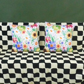 ONWAY machine-washable outdoor pillow cover for easy cleaning after outdoor use.