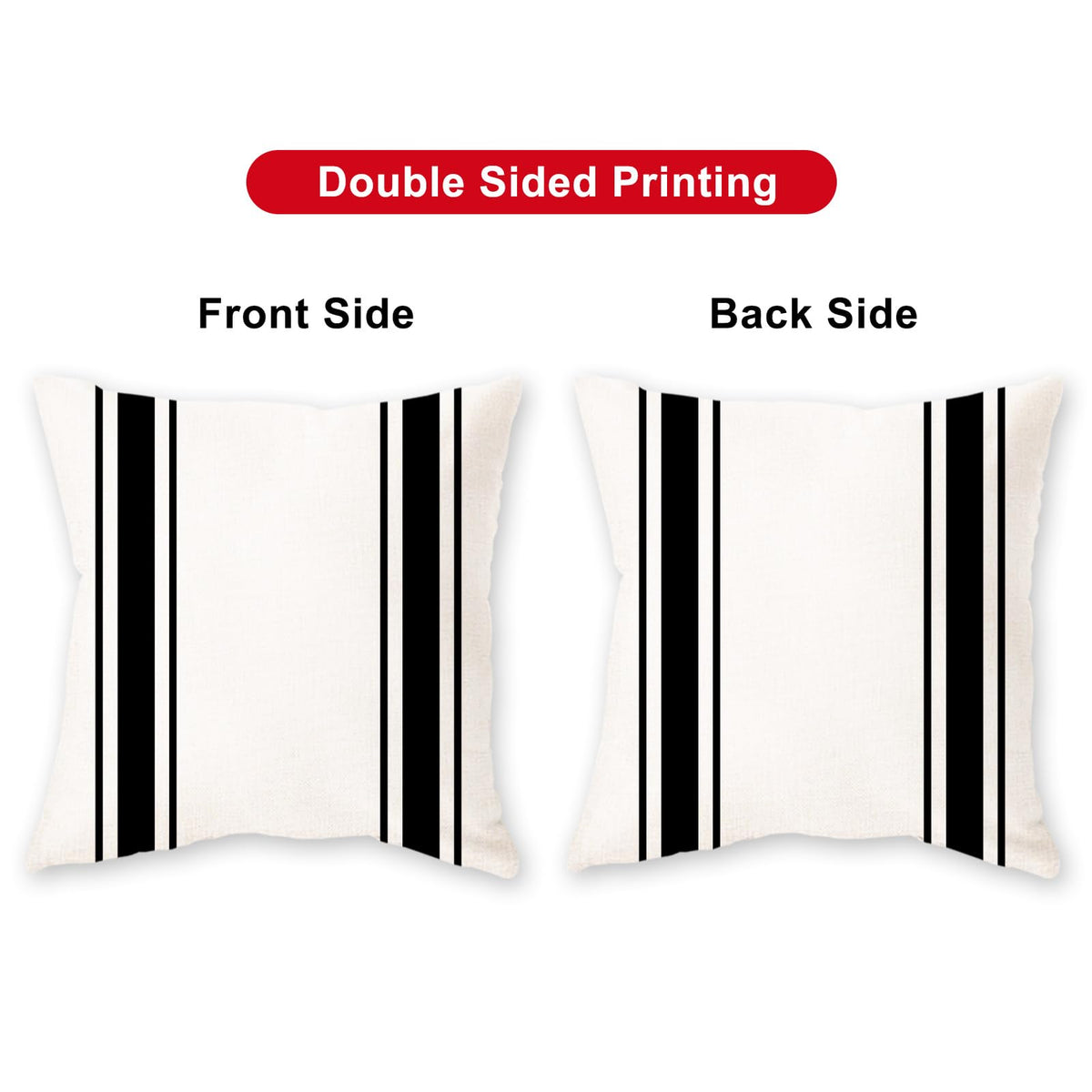 ONWAY pillow cover hidden zipper closeup highlights secure closure and tidy look