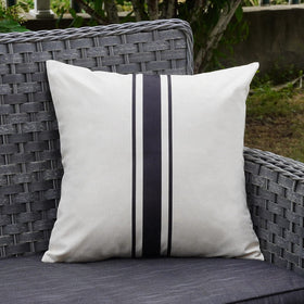 ONWAY outdoor pillow cover on patio styling demonstrates versatile decor