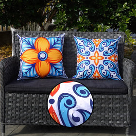 ONWAY floral boho pillow cover, double-sided print for versatile décor