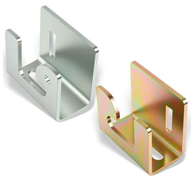 ONYUOKU heavy-duty steel bracket zinc plated for rust resistance.