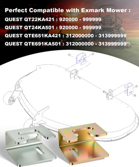 ONYUOKU Toro TimeCutter 42-inch bracket offers durable, reliable deck mounting.