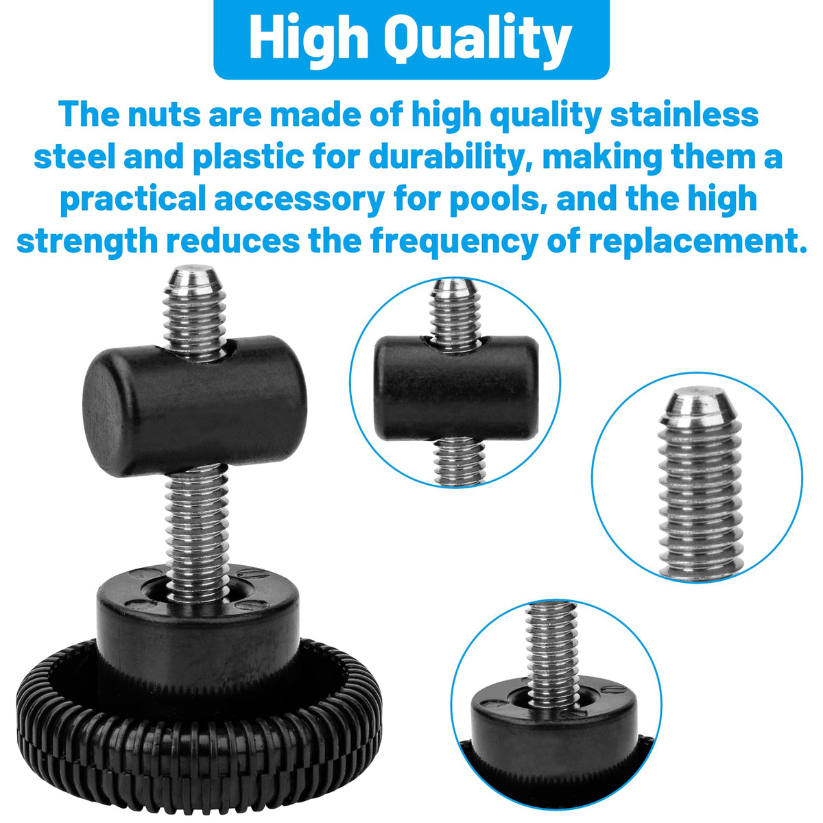 Omoojee SPX1600PN dimension guide showing length and screw size