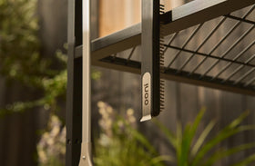 Ooni tool features a blackened finish for rugged longevity
