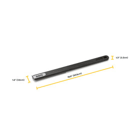 Ooni semi-flexible bristles remove ash and flour effectively