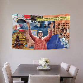 OOOYIY The Old Kanye flag adds personality to your study area or bedroom.