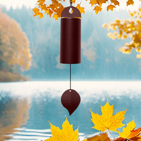 OOYAYA memorial wind chime in brown suitable for thoughtful gifting