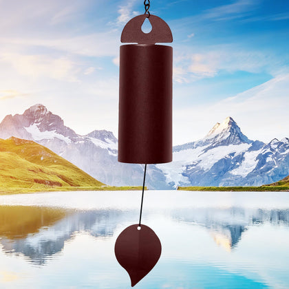 OOYAYA wind chimes outdoors with deep tone and lasting resonance