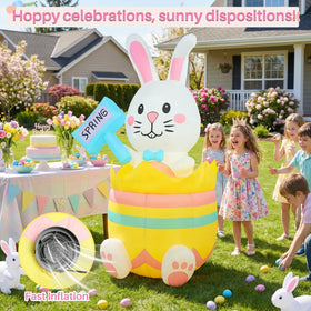 Opemon colorful eggs accent add playfulness to spring yard decorations