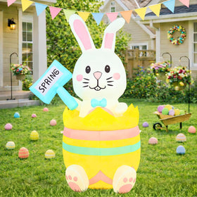 Opemon 5.2ft bunny boosts festive curb appeal during spring celebrations