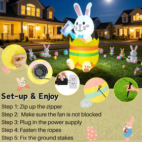 Opemon outdoor Easter decor for front yards, gardens, and seasonal gifting