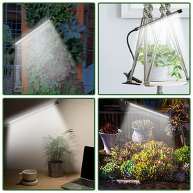 OPENBEAUTY adjustable-arm clip light fits desks and shelves.