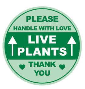Ophisdesk round green live plants stickers 2in for easy peel-and-stick labeling.