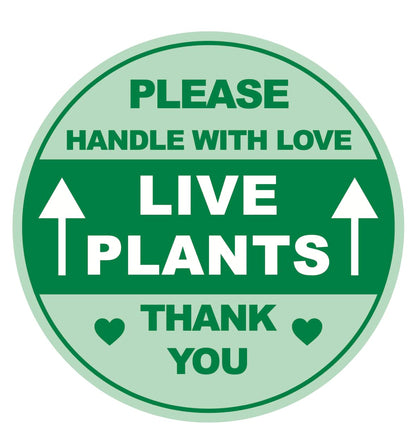 Ophisdesk round green live plants stickers 2in for easy peel-and-stick labeling.