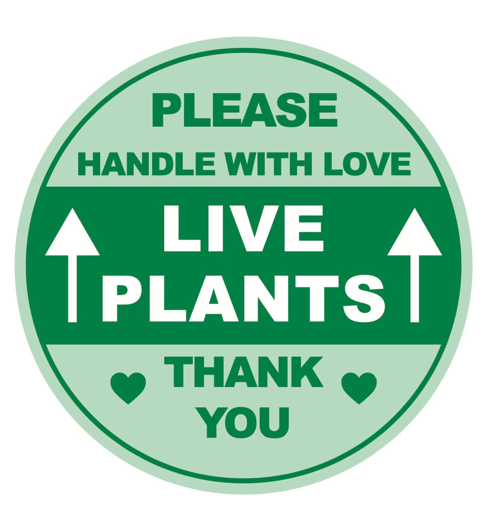 Ophisdesk round green live plants stickers 2in for easy peel-and-stick labeling.