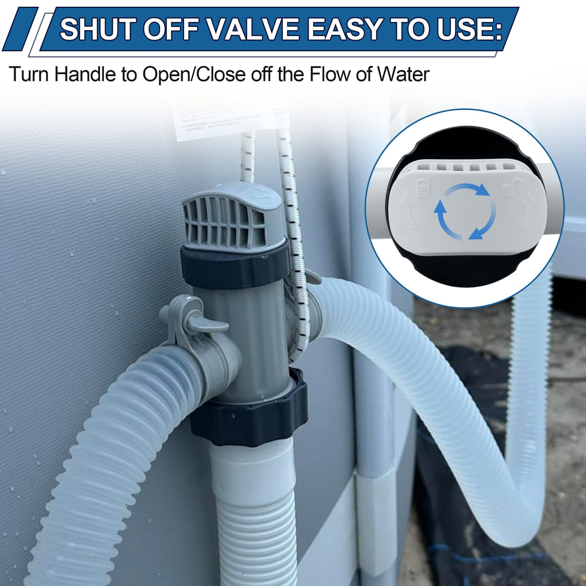 Ophjerg 1.25 to 1.5 inch adapters aid hose size compatibility