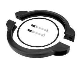 Ophjerg 11380 clamp kit closeup with secure seal for Intex filters.
