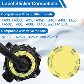 Ophjerg 3-pack valve label ensures ready replacements.