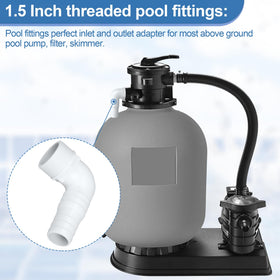Ophjerg durable plastic pool elbow adapter resists corrosion and wear
