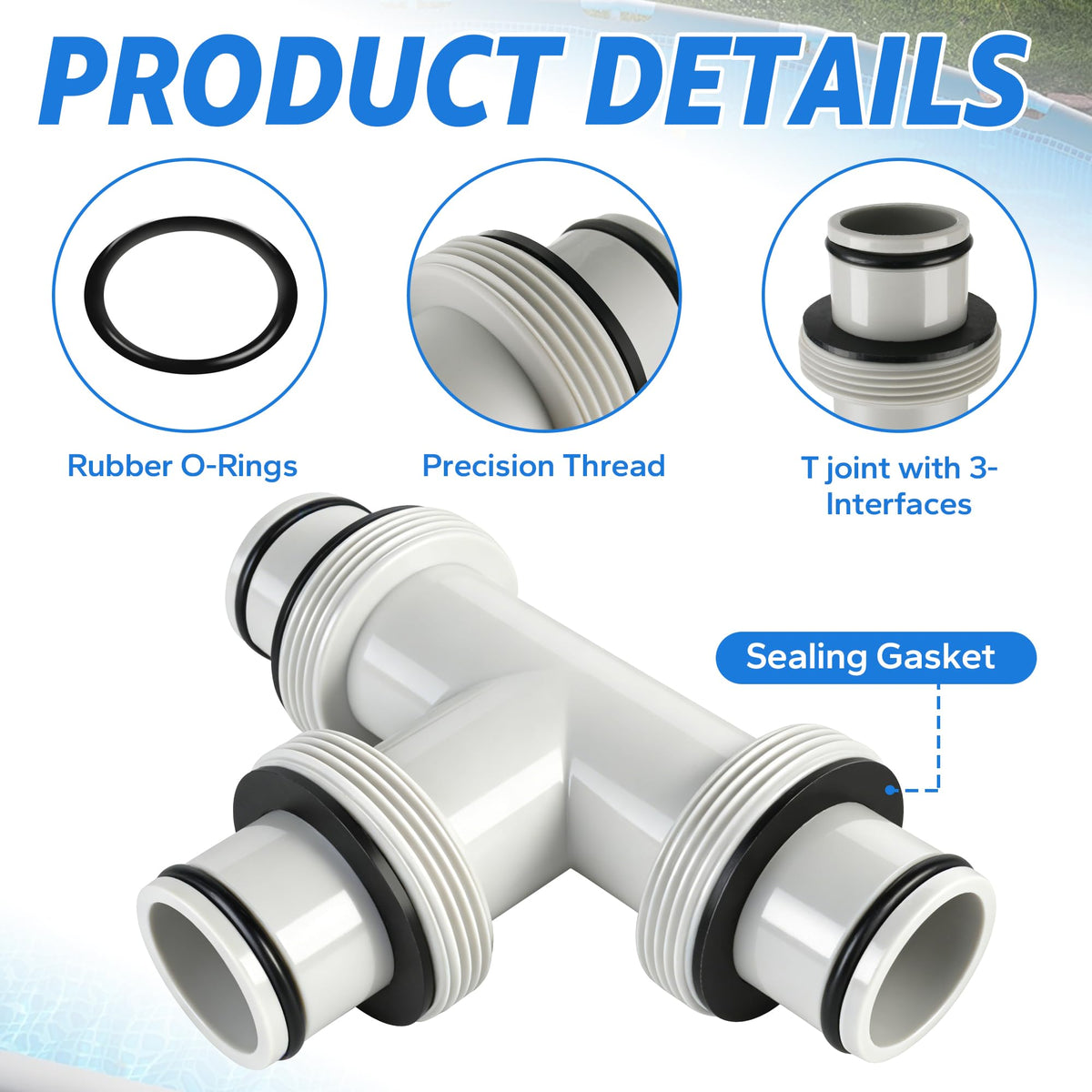 Ophjerg double leak-proof seals ensure tight connections and reduced water loss.