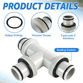 Ophjerg double leak-proof seals ensure tight connections and reduced water loss.