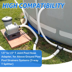 Ophjerg compatible with Intex Hayward Coleman and other 1.5 inch systems.