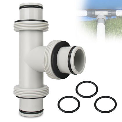 Ophjerg filter pump hose connector with universal 1.5 to 1.5 inch fit for reliable connections.