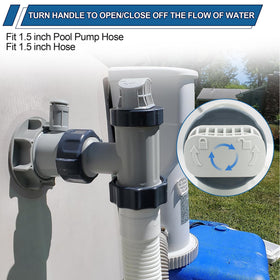 Ophjerg pool pump valve designed for easy flow control and servicing