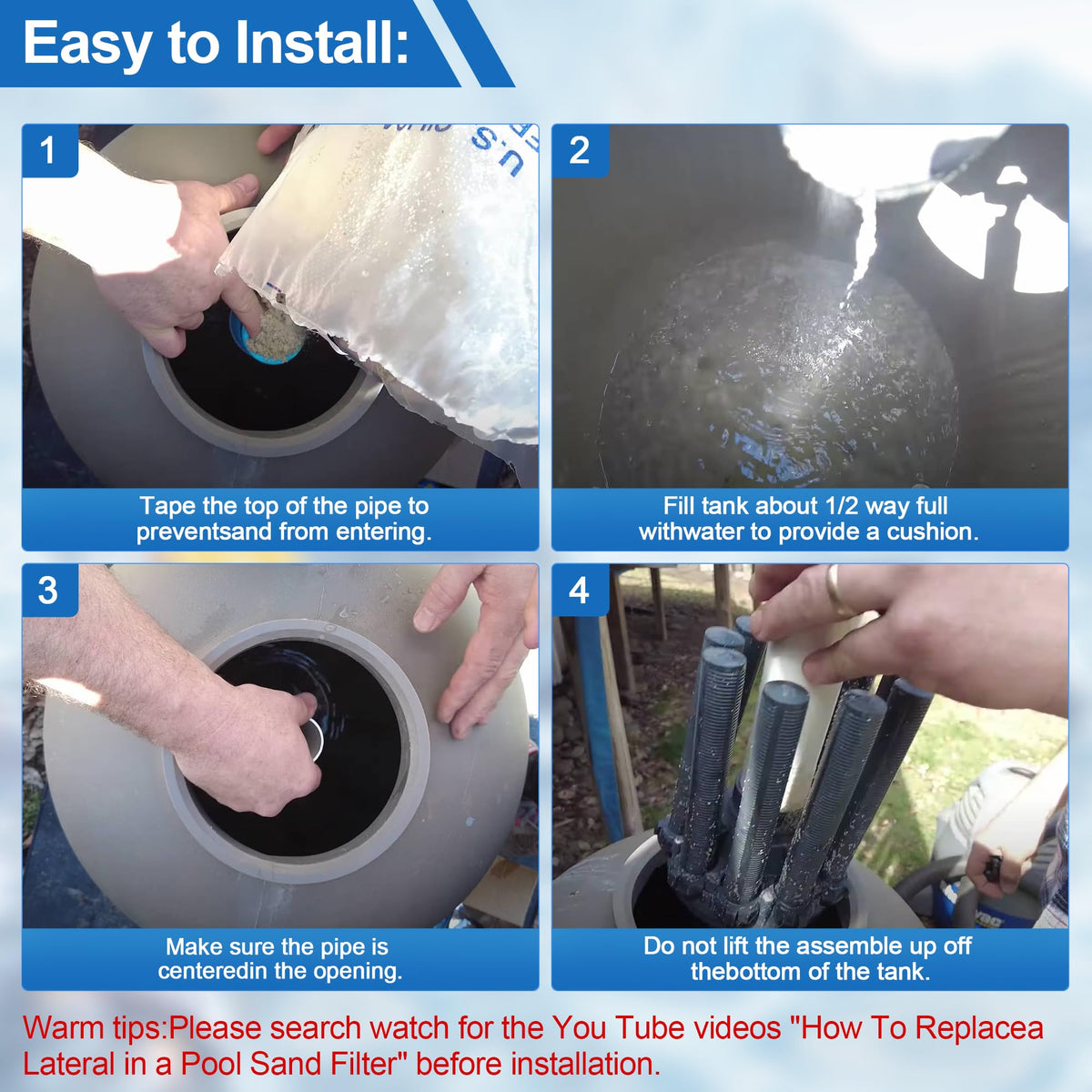 Ophjerg SX180DA sand-leak prevention reducing sand intrusion in returns