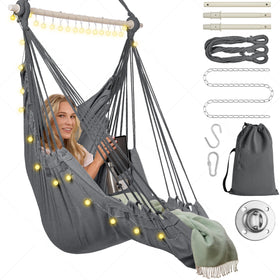 OPILOTECH Hammock Swing Chair setup kit enables quick installation.