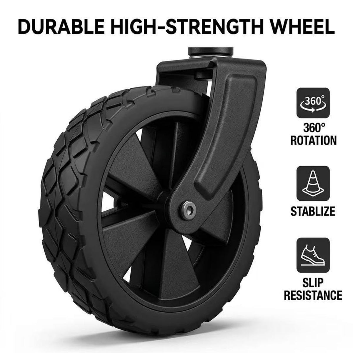 Opkkcun 165 lb load capacity supports groceries and gear.