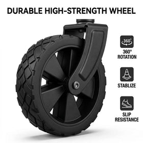 Opkkcun 165 lb load capacity supports groceries and gear.