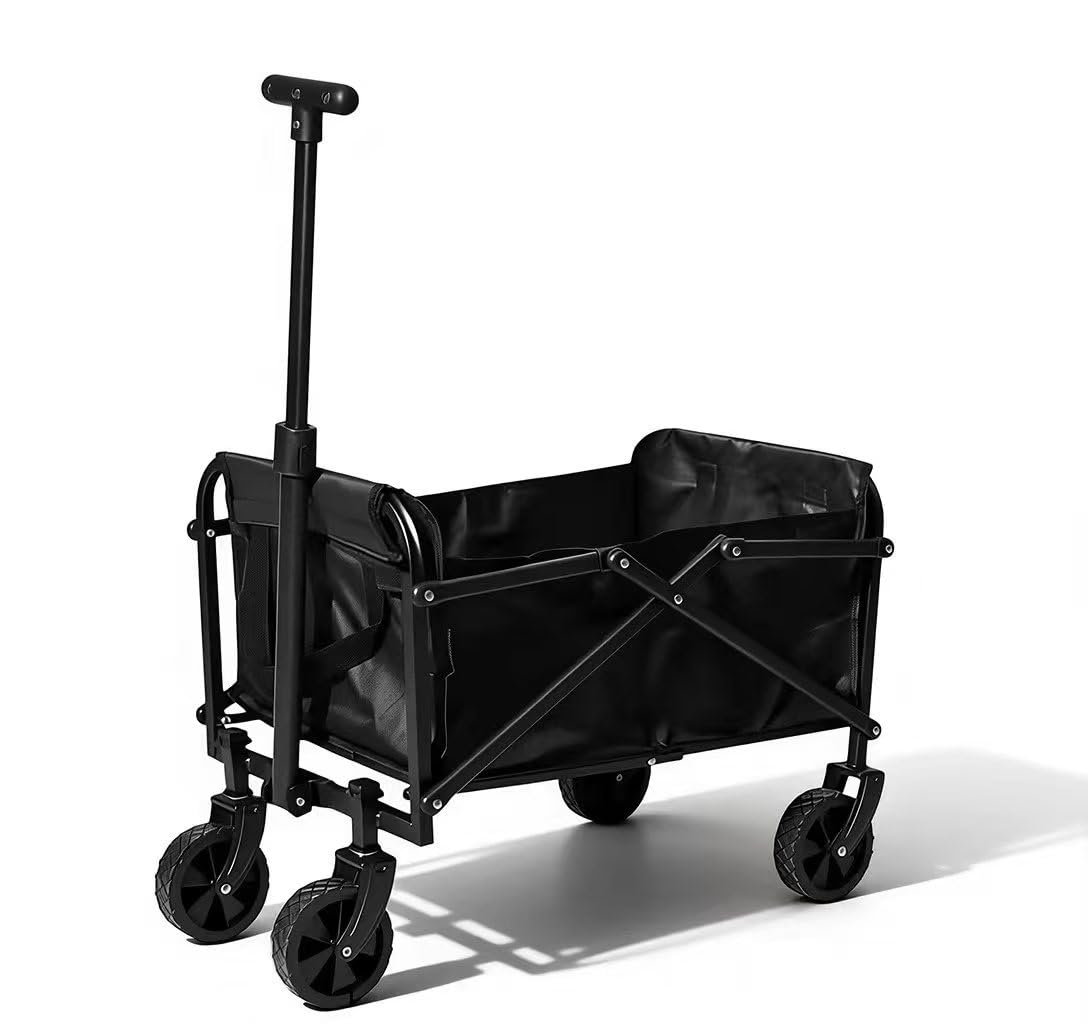 Opkkcun lightweight portable wagon makes outdoor hauling effortless.