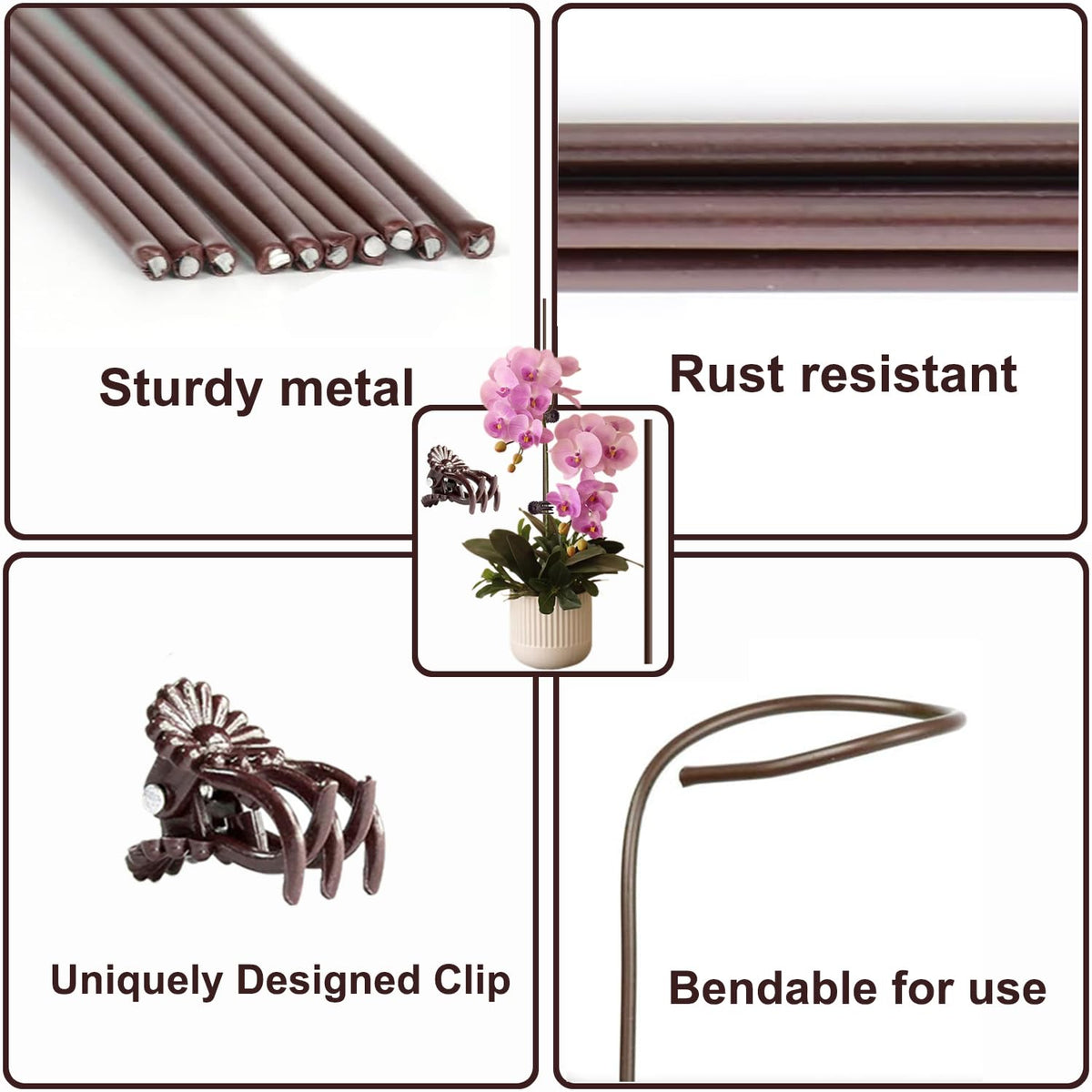 OPPERLLY rose stem stabilizer guides upright growth.