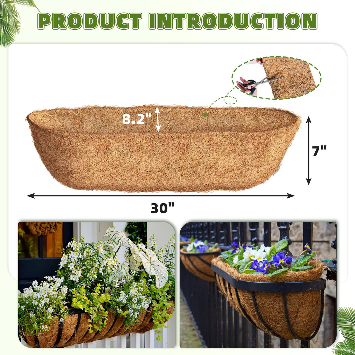 Oppiiwee garden planter liner demonstrates rustic aesthetic and easy cleanup.