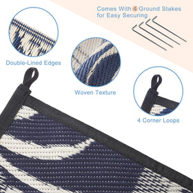 OPPODREAM foldable carry bag rug for easy transport and gifting.