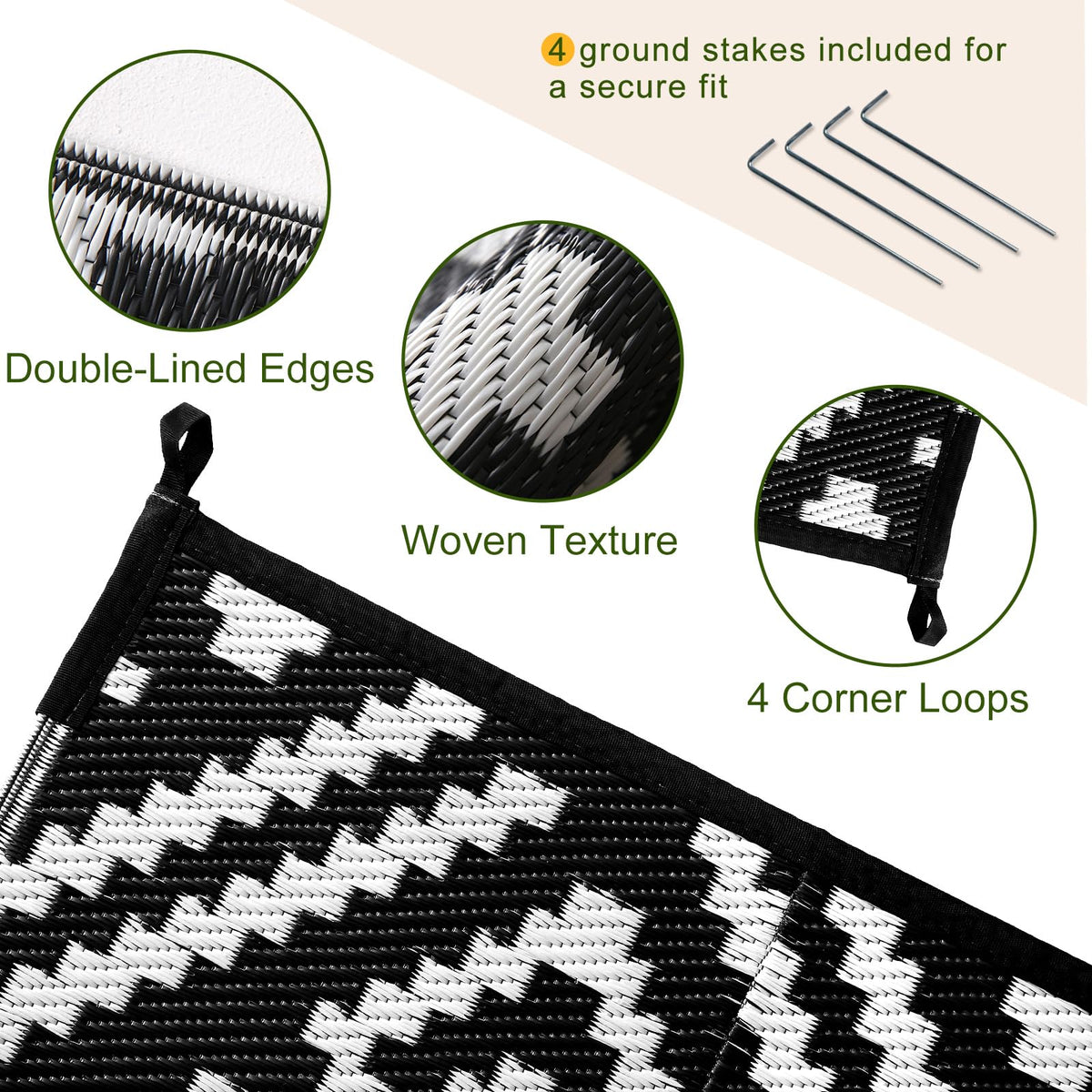 OPPODREAM rug being hose-cleaned for quick, stain-resistant care