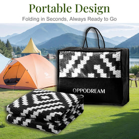 OPPODREAM outdoor carpet rolled with carry bag for easy transport