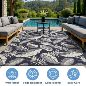 OPPODREAM outdoor rug for decks and patios offering durable, low-maintenance comfort.