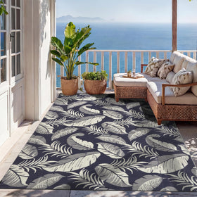 OPPODREAM weatherproof patio rug highlighting waterproof and UV-treated colors.
