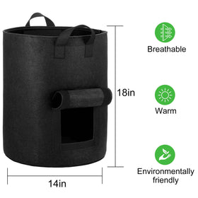 OPPOLIFE heavy-duty aeration fabric bag with sturdy handles