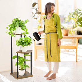 Oppro living room display scene shows plant trio elegantly