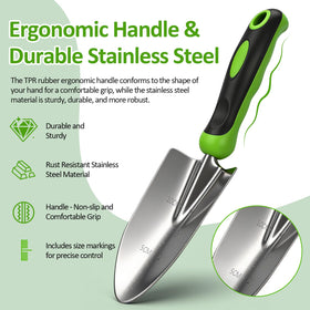 Ergonomic non-slip handles on Oppsiue tools for comfortable grip