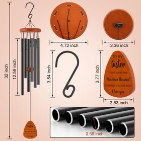 Oprever wind chime placed indoors complements living room decor.