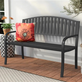 Optmspic ergonomic curved backrest supports relaxed seating during leisure moments.