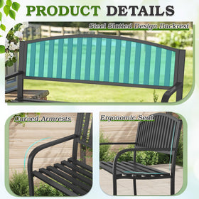 Optmspic two-adults seating capacity ideal for conversations and coffee.